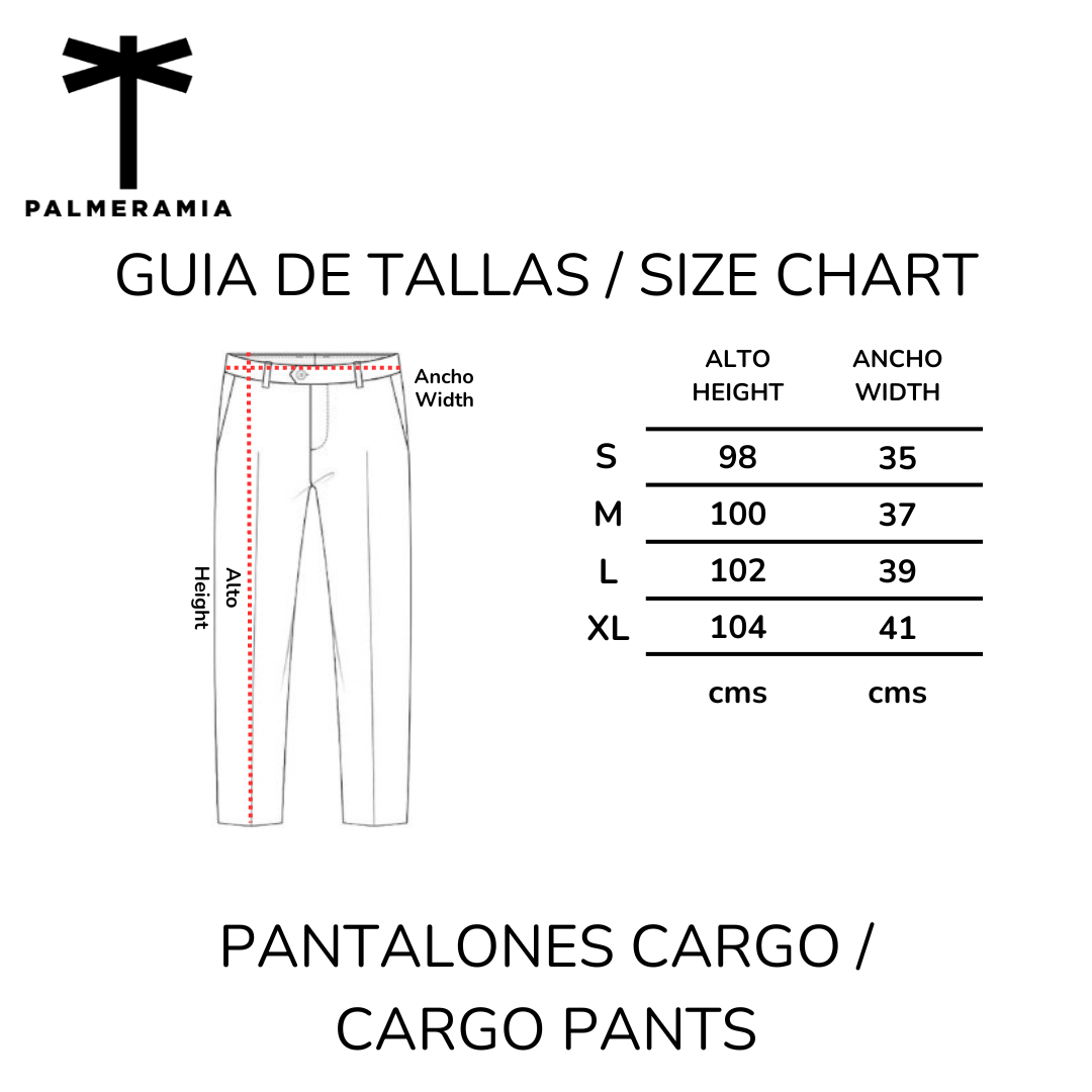 CARGO STAPLE BLACK PANTS