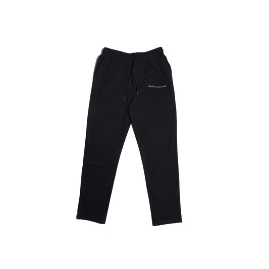 OBLIQUE BLACK CHINO PANT