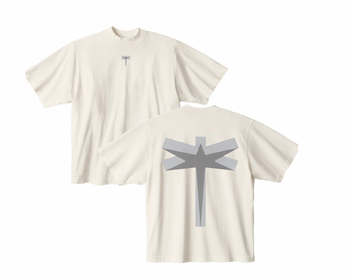 Evolution Oversized Bone Logo Tee