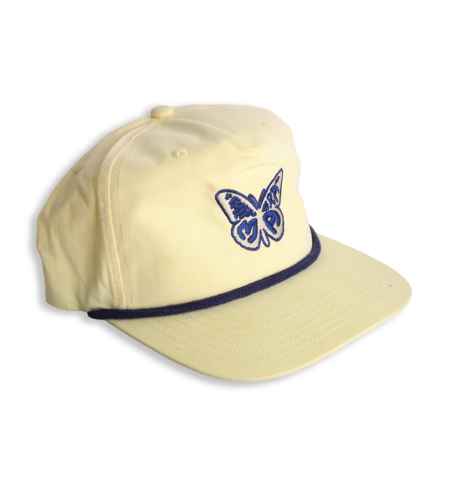 BUTTERFLY YELLOW ROPE CAP