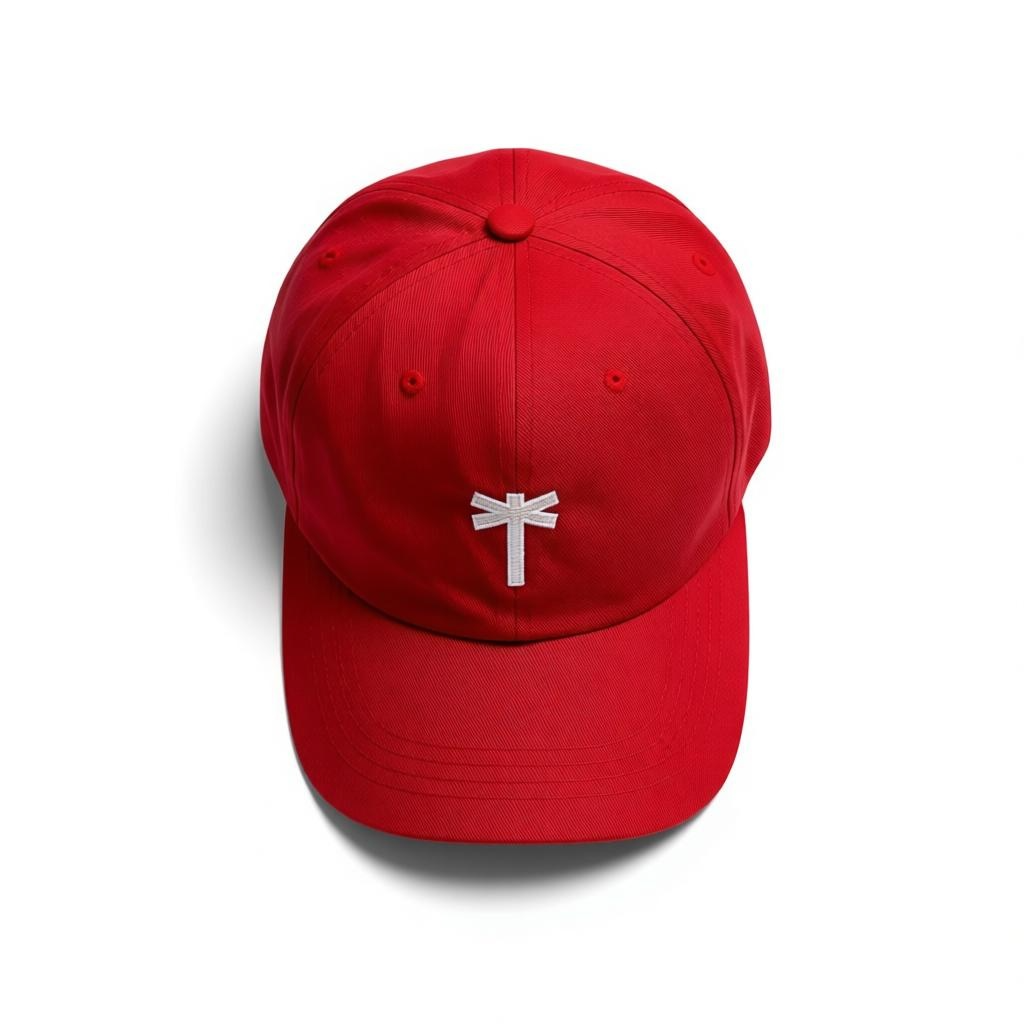 BURGUNDY FILL DAD CAP