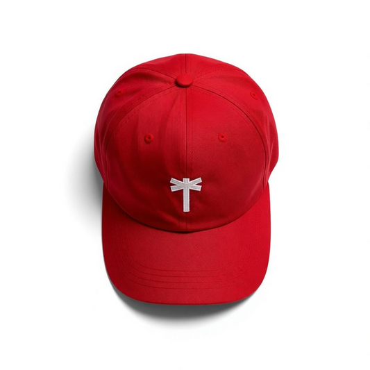 BURGUNDY FILL DAD CAP